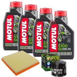 KIT TAGLIANDO 4Lt OLIO MOTUL 5100 FILTRO ARIA/OLIO DUCATI MONSTER 600 1993-2001
