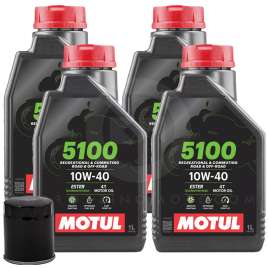 KIT TAGLIANDO MOTUL 5100 10W40 YAMAHA TDM 4CM,3VD,4TX 850 1991 > 2001