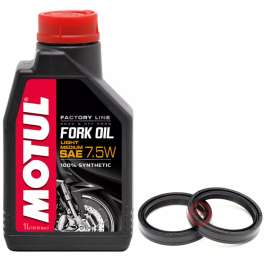KIT 1L MOTUL 7,5W PARAOLI FORCELLA 38 X 50 X 10,5 YAMAHA XT 550 550 82-84