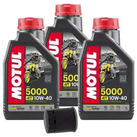Olio Motore Moto Motul 5000 4T 10W40 10W-40 10W 40 Semisintetico - 4 litri lt