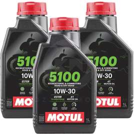 3L OLIO MOTORE MOTUL 5100 10w30 4T MA2 SM UNIVERSALE MOTO ESTER SEMISINTETICO
