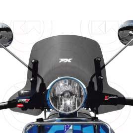 FACO CUPOLINO PARABREZZA BASSO FUMÈ PIAGGIO VESPA PX 125 - 150 - 200 ARCOBALENO