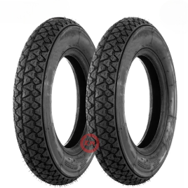 COPPIA PNEUMATICI GOMME RINFORZATI 100.90-10 PIAGGIO APE 50 2009-2017
