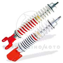 KIT AMMORTIZZATORI ANTERIORE + POSTERIORE REGOLABILE PER VESPA PX 125 150 200