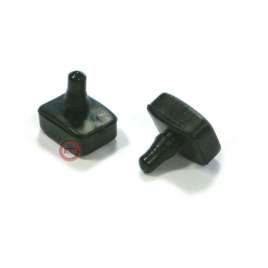 KIT 2x GOMMINO PARACOLPI FORCELLA TIPO ORIGINALE PIAGGIO CIAO 50 1980-1988 C7E2T