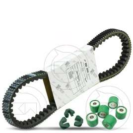 CINGHIA DI TRASMISSIONE + RULLI CURSORI PIAGGIO VESPA GTS 250 2005-2014