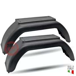 COPPIA PARAFANGO POSTERIORE COMPLETO PLASTICA PER PIAGGIO APE MIX 50 RST / FL2