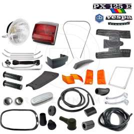 KIT RESTAURO COMPLETO RICAMBI PER PIAGGIO VESPA PX PE 125 ARCOBALENO
