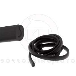 PROFILO SCUDO IN GOMMA NERO OEM QUALITY PIAGGIO VESPA R V5A 50 1969-1983