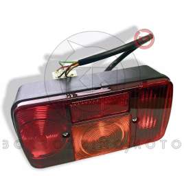 FARO FANALE POSTERIORE SINISTRO COMPLETO ORIGINALE PIAGGIO APE TM P703 FL2 220