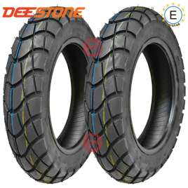 2 PNEUMATICI GOMME RINFORZATI D809 100.90-10 61L PIAGGIO APE 50 2009-2017