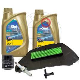 TAGLIANDO 2L ENI 0W30 FILTRO OLIO ARIA CANDELA PIAGGIO MEDLEY 125 150 / S 2020-