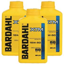 3 Lt OLIO SEMI-SINTETICO MOTO 4T BARDAHL XTM SYNT 15w50 JASO MA2 POLAR PLUS
