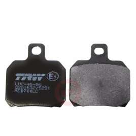 PASTIGLIE FRENO POSTERIORE TRW ORGANICHE PER YAMAHA X-CITY 125/KTM SUPER DUKE RR 1290/PIAGGIO X9 250/GILERA NEXUS 500