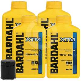 KIT TAGLIANDO 4LT OLIO BARDAHL XTM 15W50 + FILTRO BMW R 1150 R 2000-2006