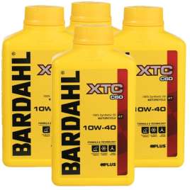 4Lt OLIO MOTORE SINTETICO MOTO 4T BARDAHL XTC C60 10w40 MA2 FULLERENE POLAR PLUS