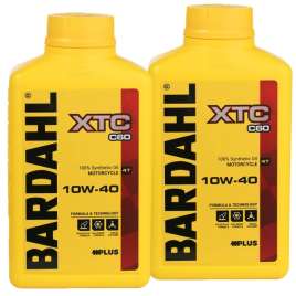 2 Lt OLIO SINTETICO MOTO 4T BARDAHL XTC C60 10w40 JASO MA2 FULLERENE POLAR PLUS