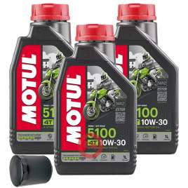 KIT TAGLIANDO HONDA CB 500 X OLIO MOTUL 5100 10w30 +FILTRO OLIO 2013-2018