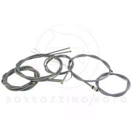 KIT TRASMISSIONE CAVI CON GUAINA IN TEFLON TIPO ORIGINALI PIAGGIO VESPA ET3 125