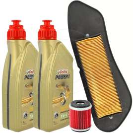 KIT TAGLIANDO OLIO CASTROL FILTRO ARIA + FILTRO OLIO YAMAHA X-MAX X-CITY 125 2006-2012