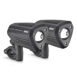 Coppia Fari LED Antinebbia Faretti GIVI S312 in Alluminio Universali Moto