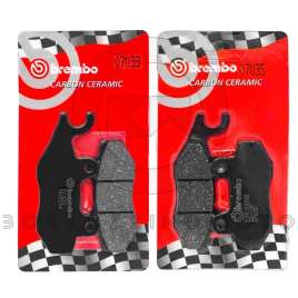 4 PASTIGLIE FRENO ANTERIORI BREMBO CC per SUZUKI BURGMAN 400 2006-2015