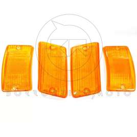 KIT GEMME FRECCE ANTERIORI + POSTERIORI ARANCIO ARANCIONI VESPA PK 50 XL HP