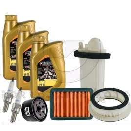 KIT TAGLIANDO OLIO ENI i-RIDE 10W40 FILTRO ARIA CANDELE NGK YAMAHA TMAX 500 2008-2011