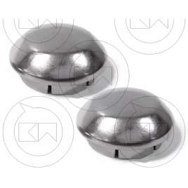 2 TAPPI COPERCHIO CROMATO DADO COPRIMOZZO ANTERIORE POSTERIORE VESPA 50 SPECIAL