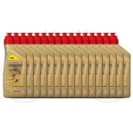 12LT OLIO MISCELA MOTORE MOTO SCOOTER 2 TEMPI CASTROL POWER 1 2T SEMI SINTETICO