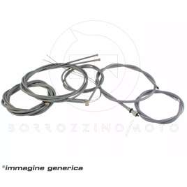 KIT TRASMISSIONE COMPLETO FILI CAVI CON GUAINA PER VESPA 125 PRIMAVERA ET3