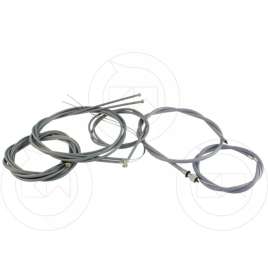 KIT TRASMISSIONE COMPLETO 7 pz CAVI GUAINA VESPA PX 125/150/200 FRENO A DISCO