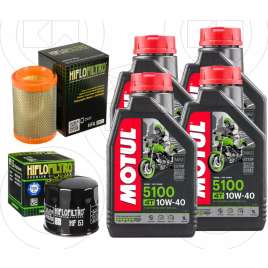 KIT TAGLIANDO 4Lt OLIO MOTUL 5100 FILTRO ARIA/OLIO DUCATI MONSTER 696 2009-2014
