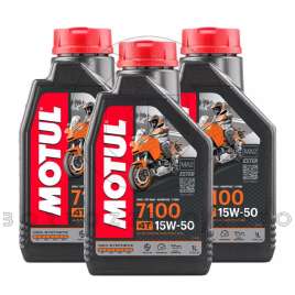 3 LT OLIO MOTORE MOTUL 7100 MA2 15W50 4T 100% SINTETICO