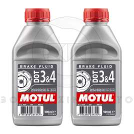 1Lt MOTUL DOT 3 & 4 OLIO LIQUIDO FLUIDO FRENI 100% SINTETICO UNIVERSALE MOTO