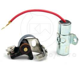 PUNTINE RUTTORE E CONDENSATORE COMPLETI PIAGGIO APE P501 MP 600 220
