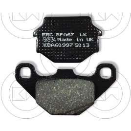 PASTIGLIE FRENO POSTERIORI EBC PER KYMCO AGILITY 125 R16 2008-2012