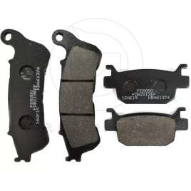 KIT PASTIGLIE FRENO ANTERIORI + POSTERIORI FERODO HONDA SH 300 SH300