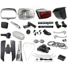 KIT RESTAURO COMPLETO 26pz ACCESSORI RICAMBI PIAGGIO VESPA 50 SPECIAL 3-4 MARCE
