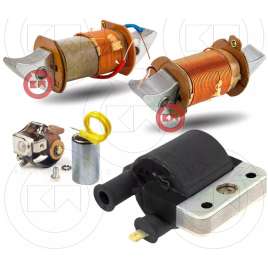 KIT10000 KIT PUNTINE CONDENSATORE BOBINA ESTERNA ALIMENTAZIONE LUCE VESPA 50