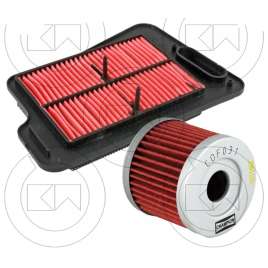 TAGLIANDO KIT FILTRO ARIA + FILTRO OLIO per SUZUKI BURGMAN 400 K7/L6