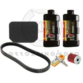 TAGLIANDO BURGMAN 250 1998-07 2L OLIO ENI CINGHIA COMPLETO QUALITY PER SUZUKI