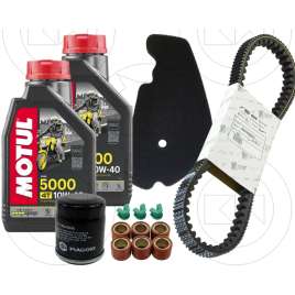 KIT TAGLIANDO CINGHIA OLIO MOTUL 10W40 BEVERLY 300 /RST 300/CARNABY CRUISER 300