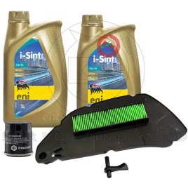 TAGLIANDO 2L ENI i-SINT 0W30 FILTRO OLIO ARIA PIAGGIO MEDLEY 125-150/S 2020-2021