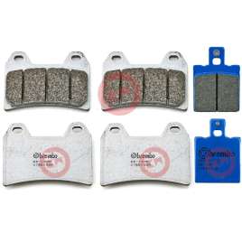 PASTIGLIE FRENO BREMBO ANTERIORI SINTER SR + POST DUCATI MONSTER S4R 996/DUCATI MONSTER 620