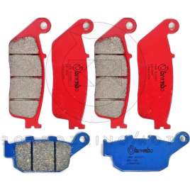 PASTIGLIE FRENO BREMBO SINTER ANTERIORE POSTERIORE KAWASAKI VERSYS ABS 650 2015-2016