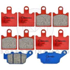 KIT PASTIGLIE FRENO BREMBO SINTER ANTERIORE POSTERIORE KAWASAKI Z750 R 2011-2012
