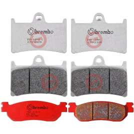 KIT PASTIGLIE FRENO BREMBO ANTERIORI SR + POSTERIORI YZF R6 600/YZF R1 1000