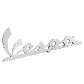 TARGHETTA VESPA IN METALLO PER COFANO SCOCCA LATERALE PIAGGIO VESPA PX ET2 ET4 50 125 150 200