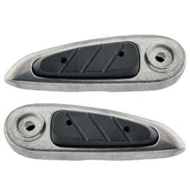 POGGIAPIEDI PEDALINI PEDALI POSTERIORI PASSEGGERO PIAGGIO LIBERTY 50 125 150 200 2T 4T